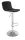 Barhocker G21 Lima, schwarz, Stoff