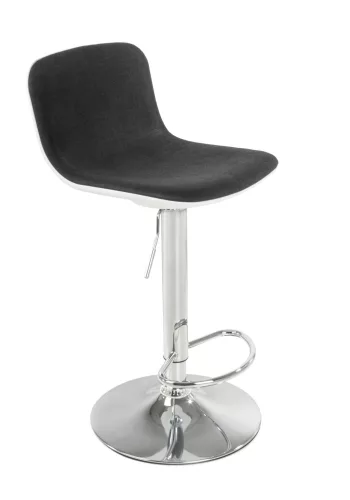 Barhocker G21 Lima, schwarz, Stoff