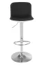 Barhocker G21 Lima, schwarz, Stoff