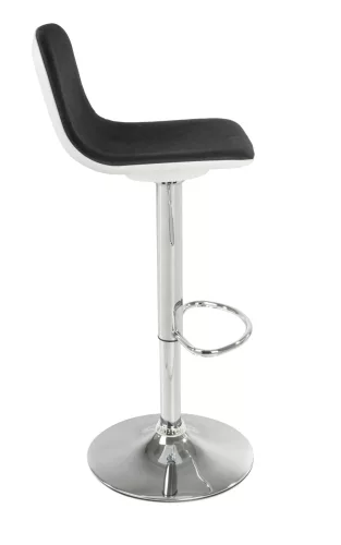 Barhocker G21 Lima, schwarz, Stoff