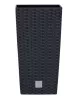 Prosperplast Rato Square kaspó antracit 26,5 x 26,5 x 50 cm