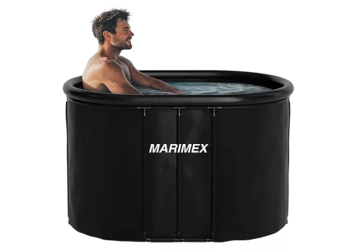 Marimex ovalni hladnjak 125 × 75 × 77 cm crni