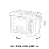 Keter ROC Pro Gear 2.0 box egy XL fiókkal