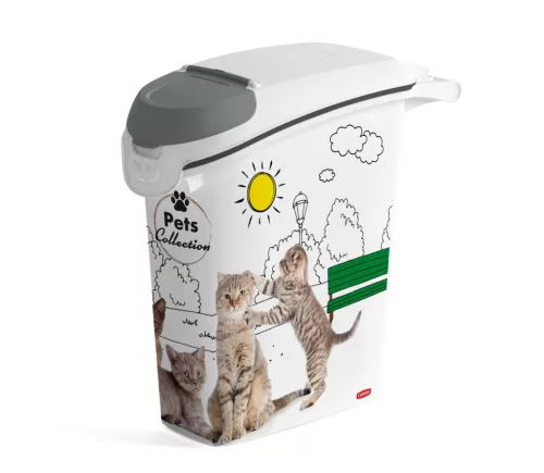 Curver Cats állateledel tároló tartály , 10 kg / 23 l