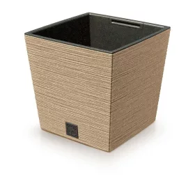 Prosperplast FURU SQUARE LOW ECO WOOD kaspó 24 cm naturo