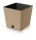 Prosperplast FURU SQUARE LOW ECO WOOD kaspó 24 cm naturo