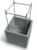 Virágcserép Prosperplast SIERRA CASE beton effect  57,7 cm szürke