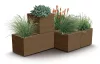 Virágcserep Prosperplast MADERA CASE eco fa 57,7 cm ,kávé barna