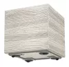 Virágcserép Prosperplast MADERA SQUARE öko fa 38,5 cm kávé