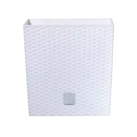 Prosperplast Rato Low virágcserép fehér, 17 x 17 x 17 cm