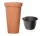 Prosperplast CLASSIC TOWER virágcserép, téglavörös, 30 cm