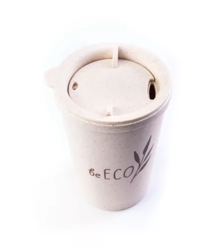 Ceașcă Eco G21 beECO Espresso 280 ml, culoare crem