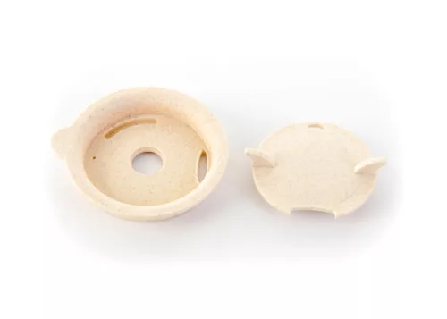 Ceașcă Eco G21 beECO Espresso 280 ml, culoare crem