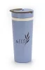Cană ecologică G21 beECO Americano 450 ml, albastră