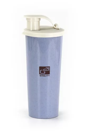 Shaker G21 beECO Fitness 450 ml, albastru