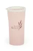 Cană ecologică G21 beECO Latte 450 ml, roz