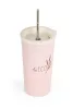 Cană ecologică G21 beECO Latte 450 ml, roz