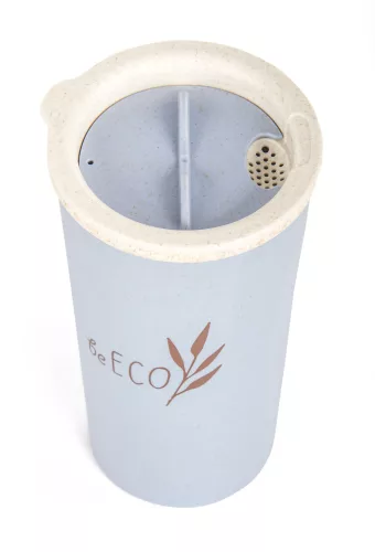 Cană ecologică G21 beECO Latte 450 ml, albastră