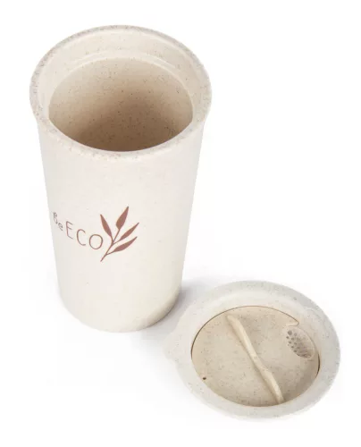 Cană ecologică G21 beECO Latte 450 ml, bej