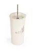 Cană ecologică G21 beECO Latte 450 ml, bej