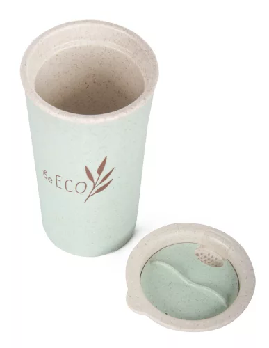 Cană ecologică G21 beECO Latte 450 ml, verde