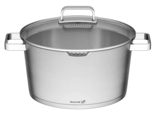 G21 Gourmet Magic edénykészlet szűrővel, 4 darabos, rozsdamentes acél