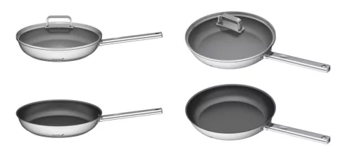 G21 Gourmet Magic edénykészlet szűrővel, 4 darabos, rozsdamentes acél