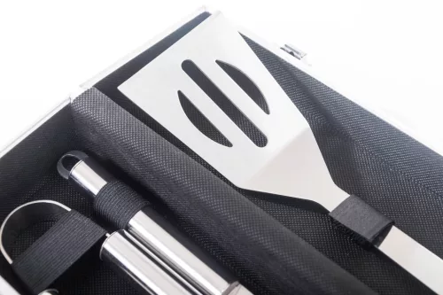 G21 grillező eszközkészlet, 3 db, alumínium bőrönd
