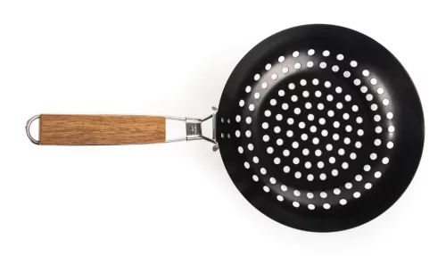 G21 grillező eszköz - grillserpenyő kerek tapadásmentes felülettel