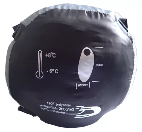 Acra 210 x 80/55 cm Schlafsack, Mumienform
