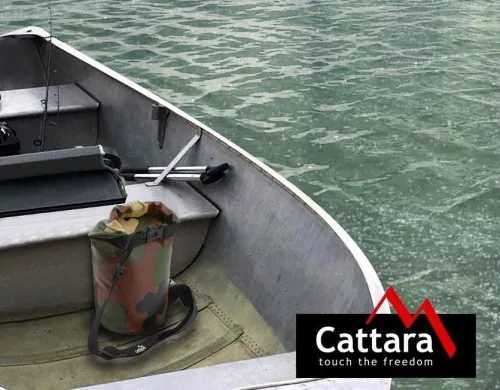 Cattara DRY BAG csónaktáska 10 L terepmintás