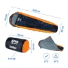 Schlafsack Acra Lonber 230 x 80/55 cm Mumienschlafsack