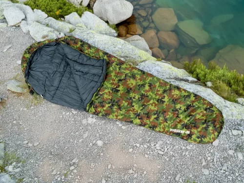 Schlafsack Acra Masker-M Tarnmuster, Mumienmuster