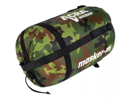 Schlafsack Acra Masker-M Tarnmuster, Mumienmuster