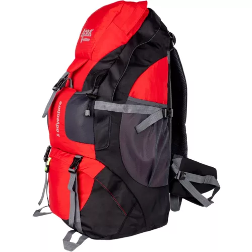 Hátizsák Acra Adventure 50 L túrázásra, piros