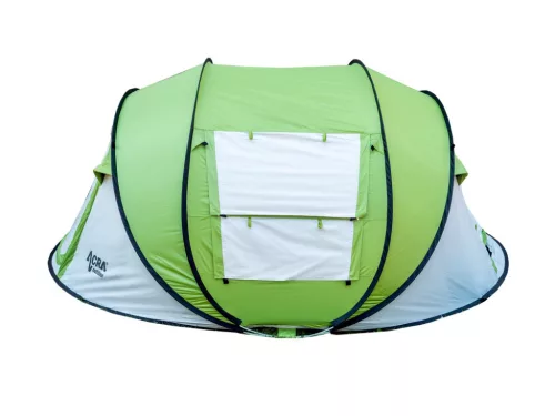 Acra Outdoor ST30 összecsukható sátor 2-3 személyre - zöld sötétítővel