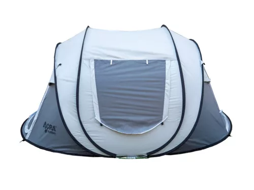 Acra Outdoor ST31 összecsukható sátor 2-3 fő részére - ezüst színű, elsötétítéssel