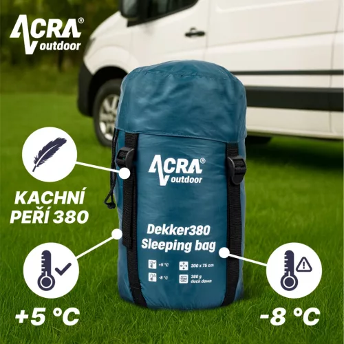 Acra Dekker380 Schlafsack, Daunendecke