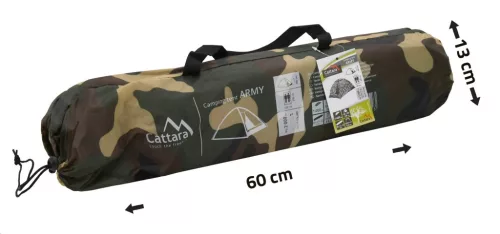 Cattara ARMY sátor 2 személyes 200 x 120 x 100 cm