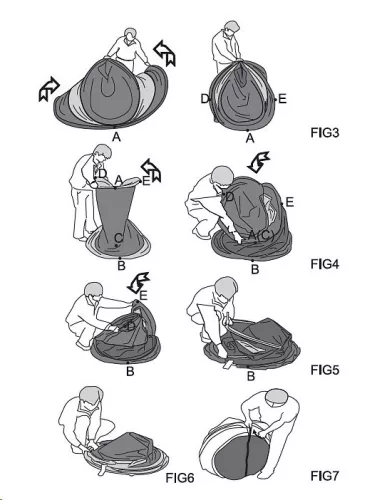 Cattara BOVEC sátor 2 személyes 245 x 145 x 95 cm