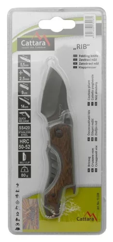 Cattara RIB kés becsukható, biztosítékkal 14 cm
