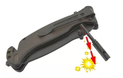 Cattara BLACK BLADE zsebkés 21,7 cm biztonsági zárral