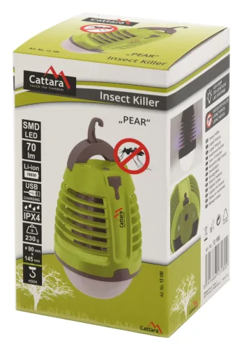 Cattara PEAR újratölthető LED-es lámpa+ rovarcsapda
