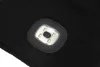 Cattara BLACK LED-es fejlámpa sapka USB-töltéssel