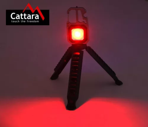 LED-es zseblámpa Cattara COB 600lm MULTI TRIPOD állvánnyal