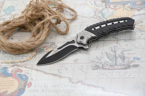 Cattara COBRA összecsukható kés (bicska) 20 cm, ezüst-fekete