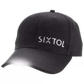   Sixtol LED siltes sapka B-CAP 25lm lámpával, újratölthető, USB, fekete