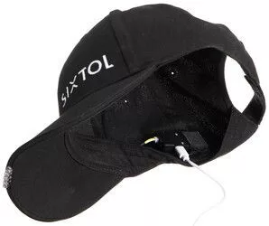 Sixtol LED siltes sapka B-CAP 25lm lámpával, újratölthető, USB, fekete