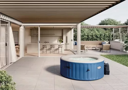 Felfújható pezsgőfürdő Marimex Pure Spa - Bubble HWS - kék -Intex 28486EX