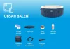 Felfújható pezsgőfürdő Marimex Pure Spa - Bubble HWS - kék -Intex 28486EX